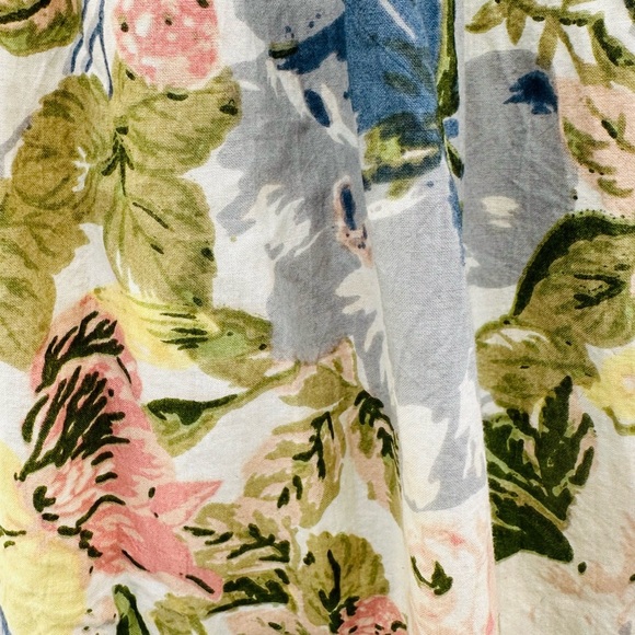 Urban Outfitters 100%Cotton Sundress Green and Pink Floral Top - Picture 8 of 15